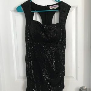 Black sequined MINI.